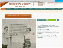 Tablet Screenshot of orleanshistoricalsociety.org